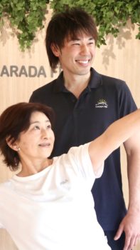 中年女性　パーソナルトレーニング