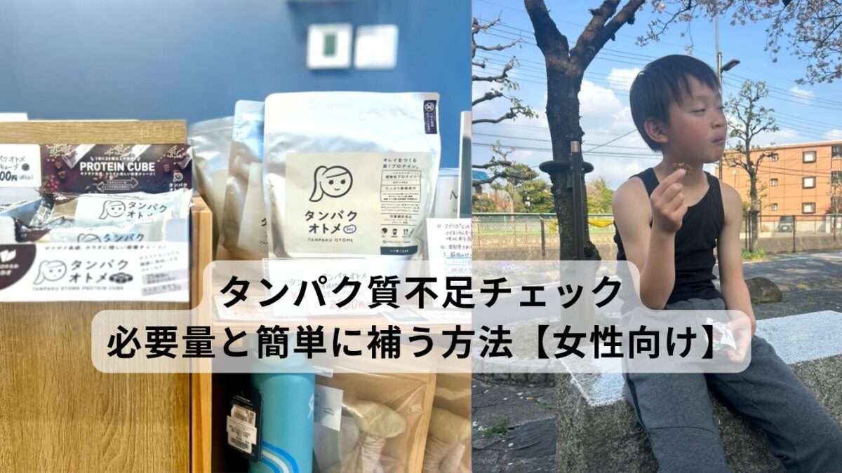 タンパク質不足 女性向け