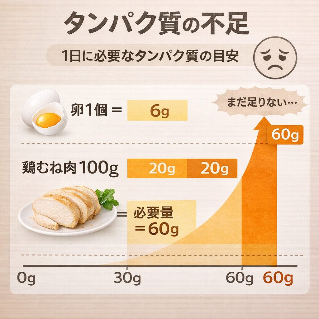 タンパク質どのくらい