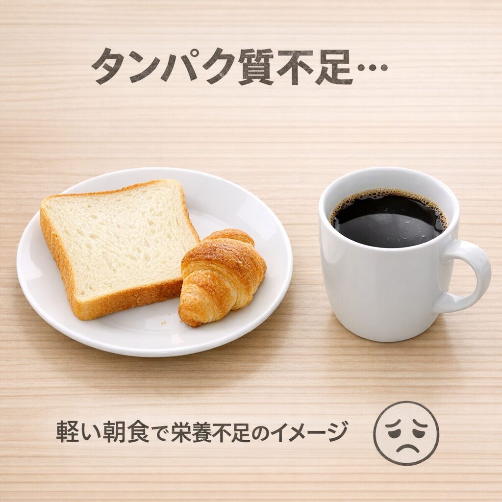 タンパク質不足